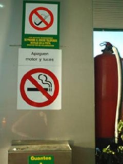 X NO FUMAR NO MOVIL  CIRCULACION URBANA EMPRESA